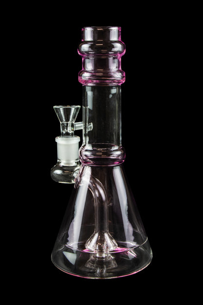 Valiant Distribution Transparent Neck Water Pipe w/ Bowl & Banger