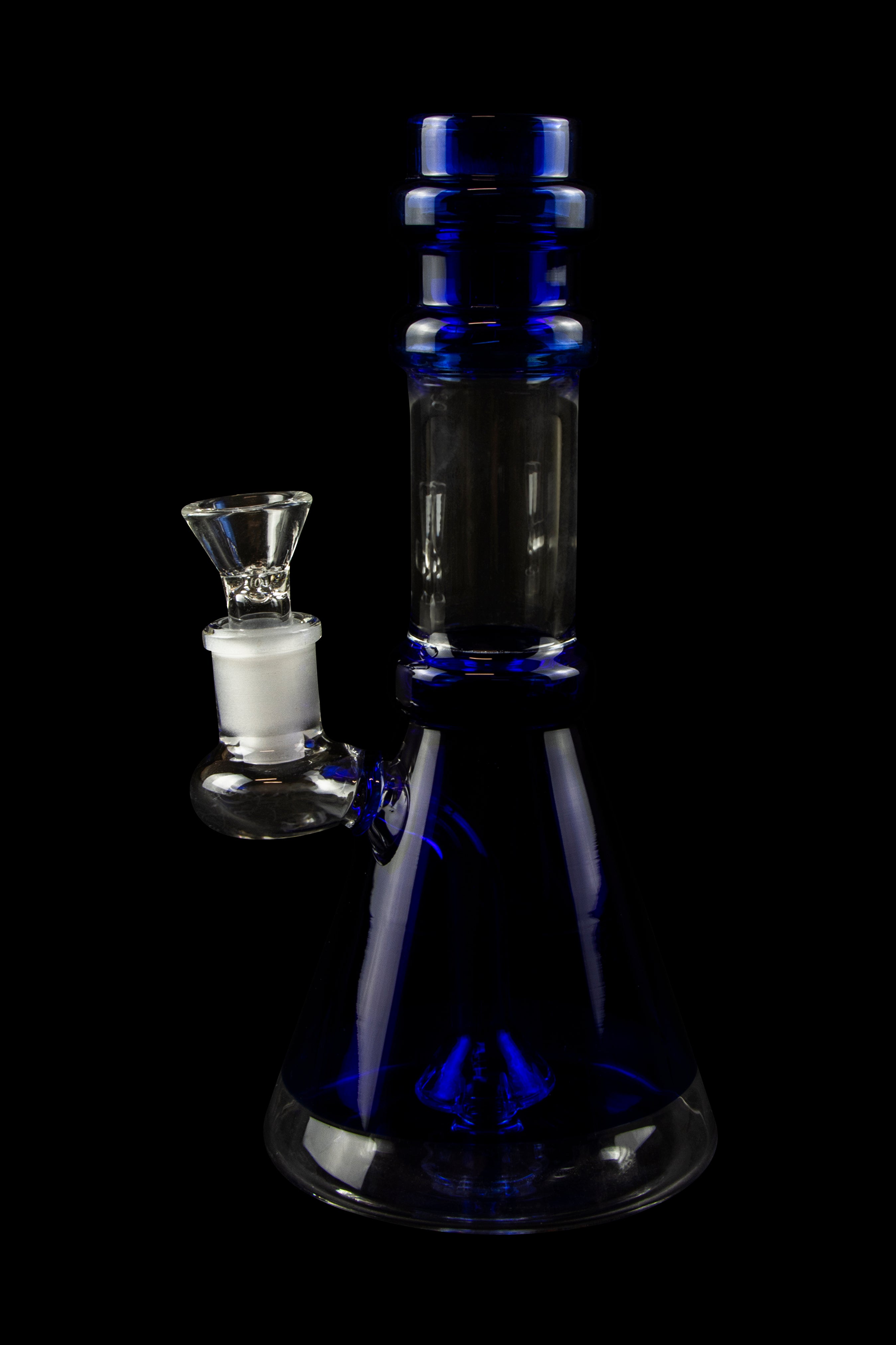 Valiant Distribution Transparent Neck Water Pipe w/ Bowl & Banger