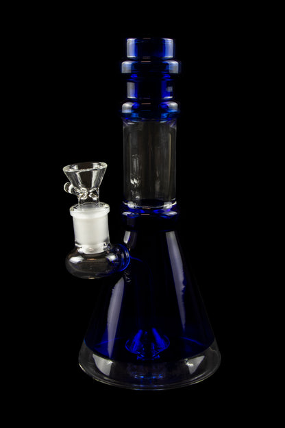 Valiant Distribution Transparent Neck Water Pipe w/ Bowl & Banger