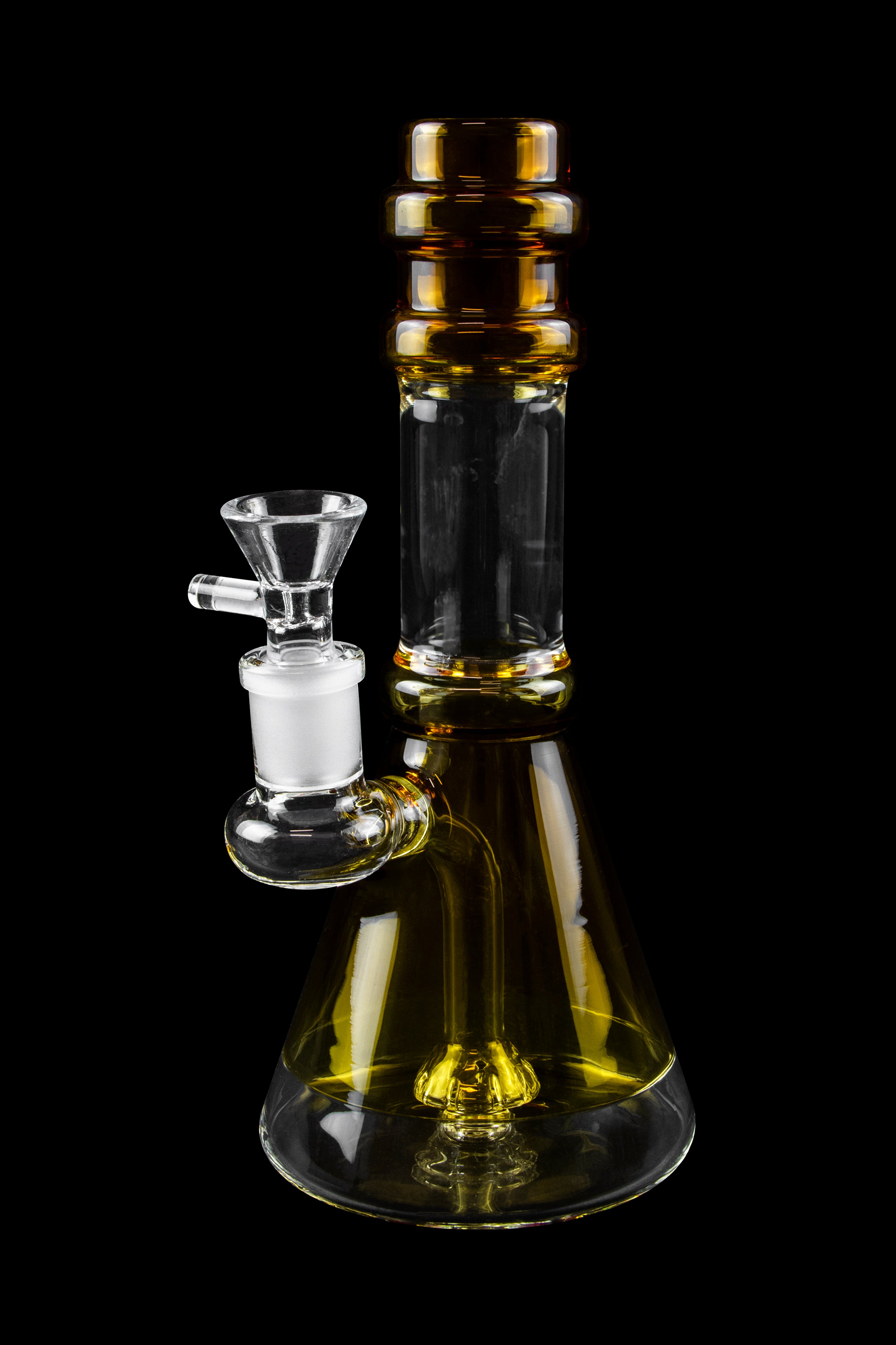 Valiant Distribution Transparent Neck Water Pipe w/ Bowl & Banger