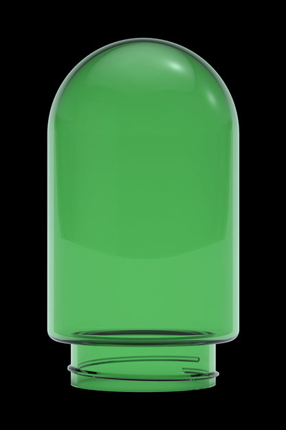 Green cannabis oil vial.